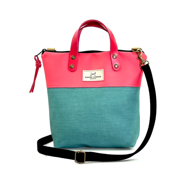 Bandolera mini con asas Pink Blue