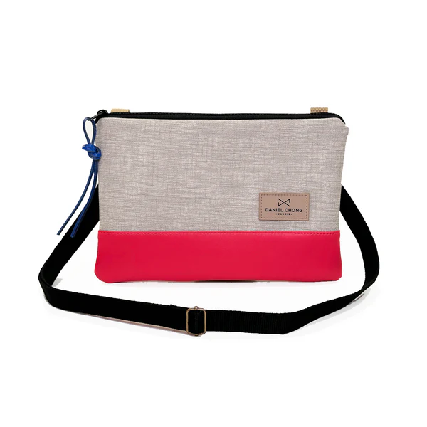 Bandolera mini impermeable pink