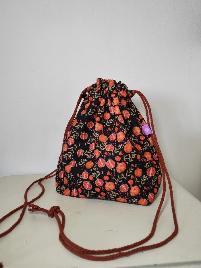 Bolso Capacha Granadas negro