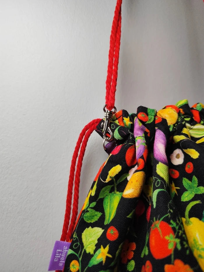 Bolso Capacha Huerto Negro