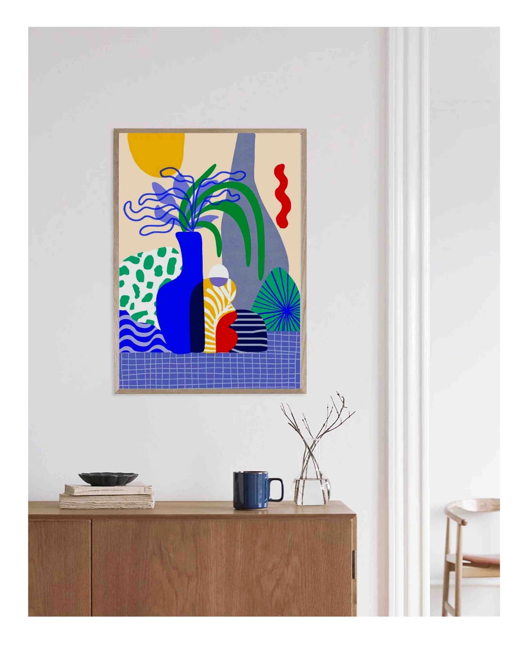 Tulips &amp; Coffee Print