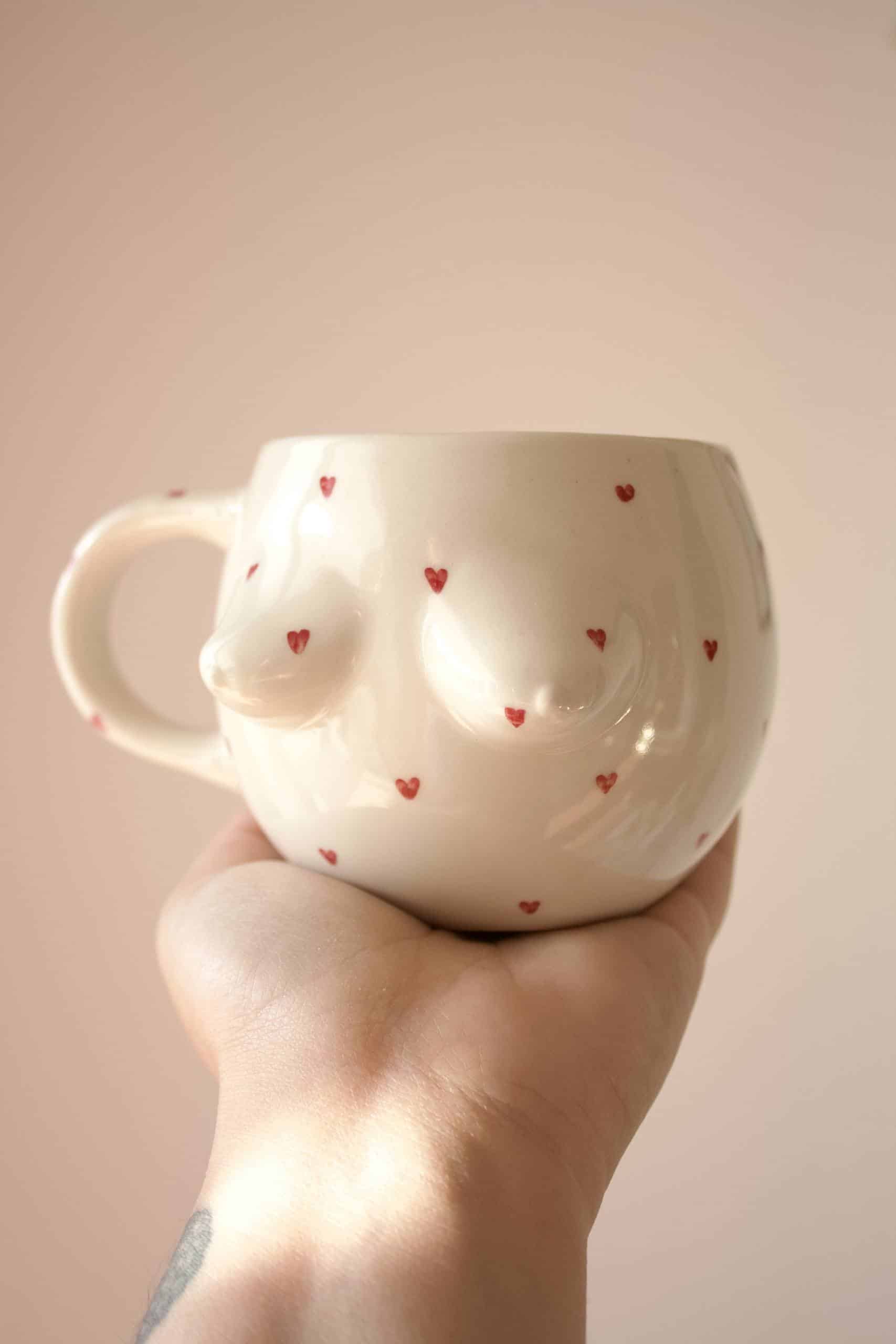 Red Hearts Mug
