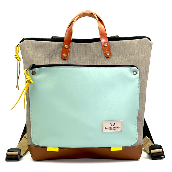 Orange Square Book Holder Backpack