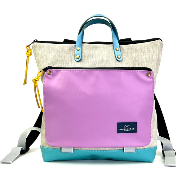 Orange Square Book Holder Backpack