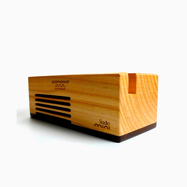 Wave wooden speaker