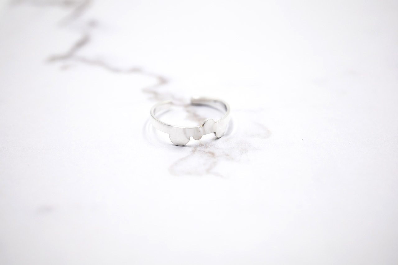 Anillo Fino burbujas EPD plata925