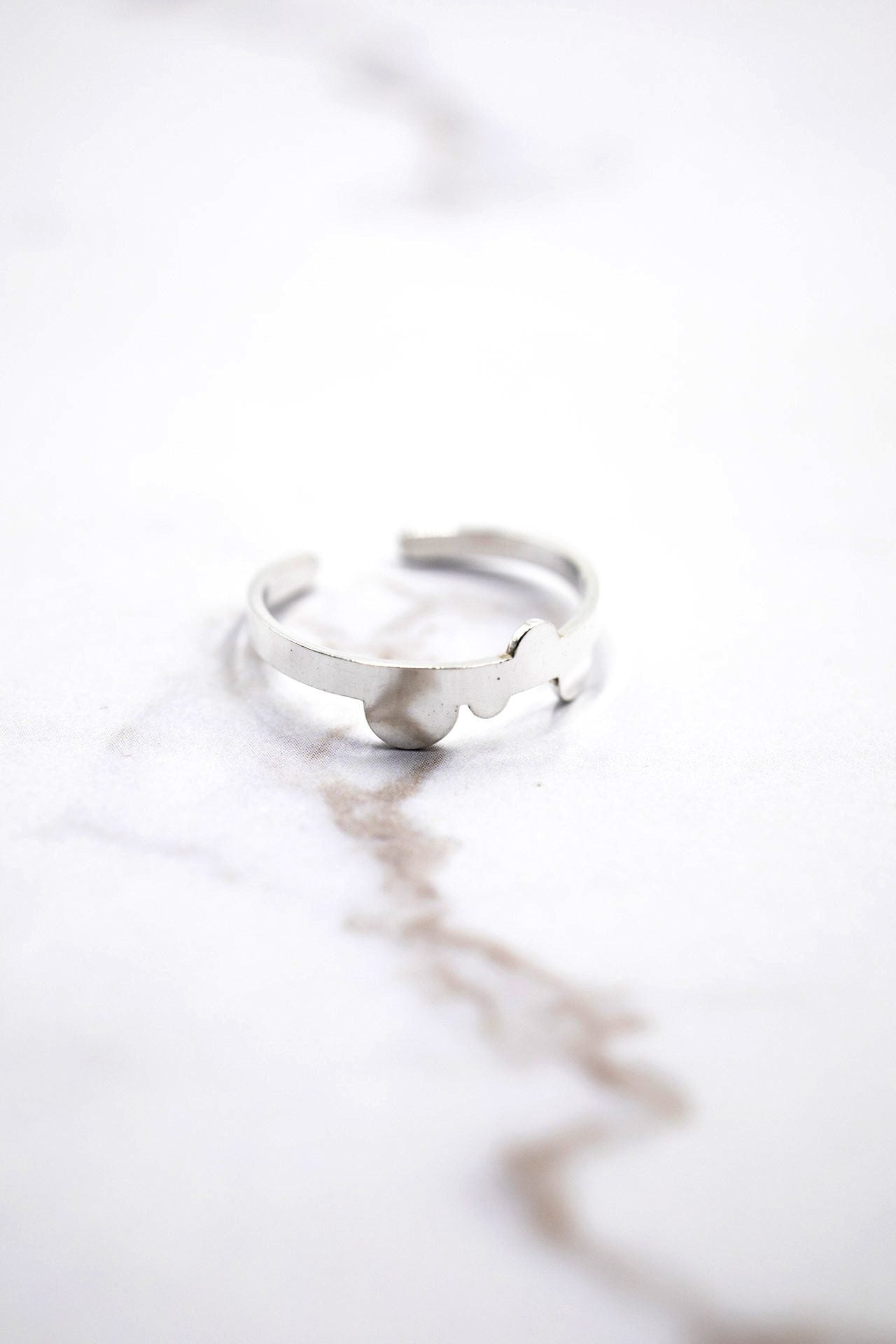 Anillo Fino burbujas EPD plata925