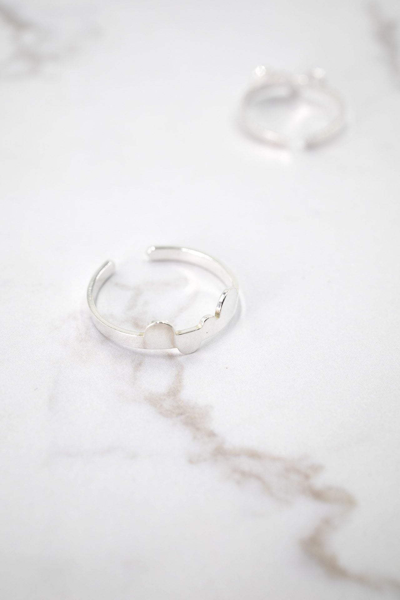 Anillo Fino burbujas EPD plata925