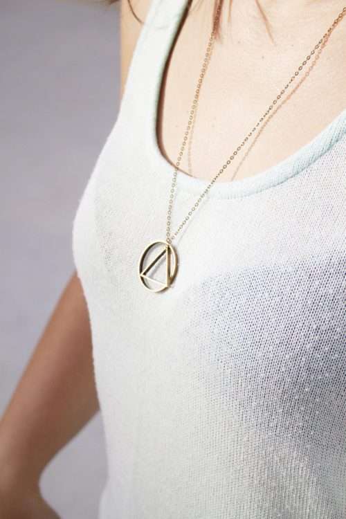 Colgante Color Geometría Triángulo