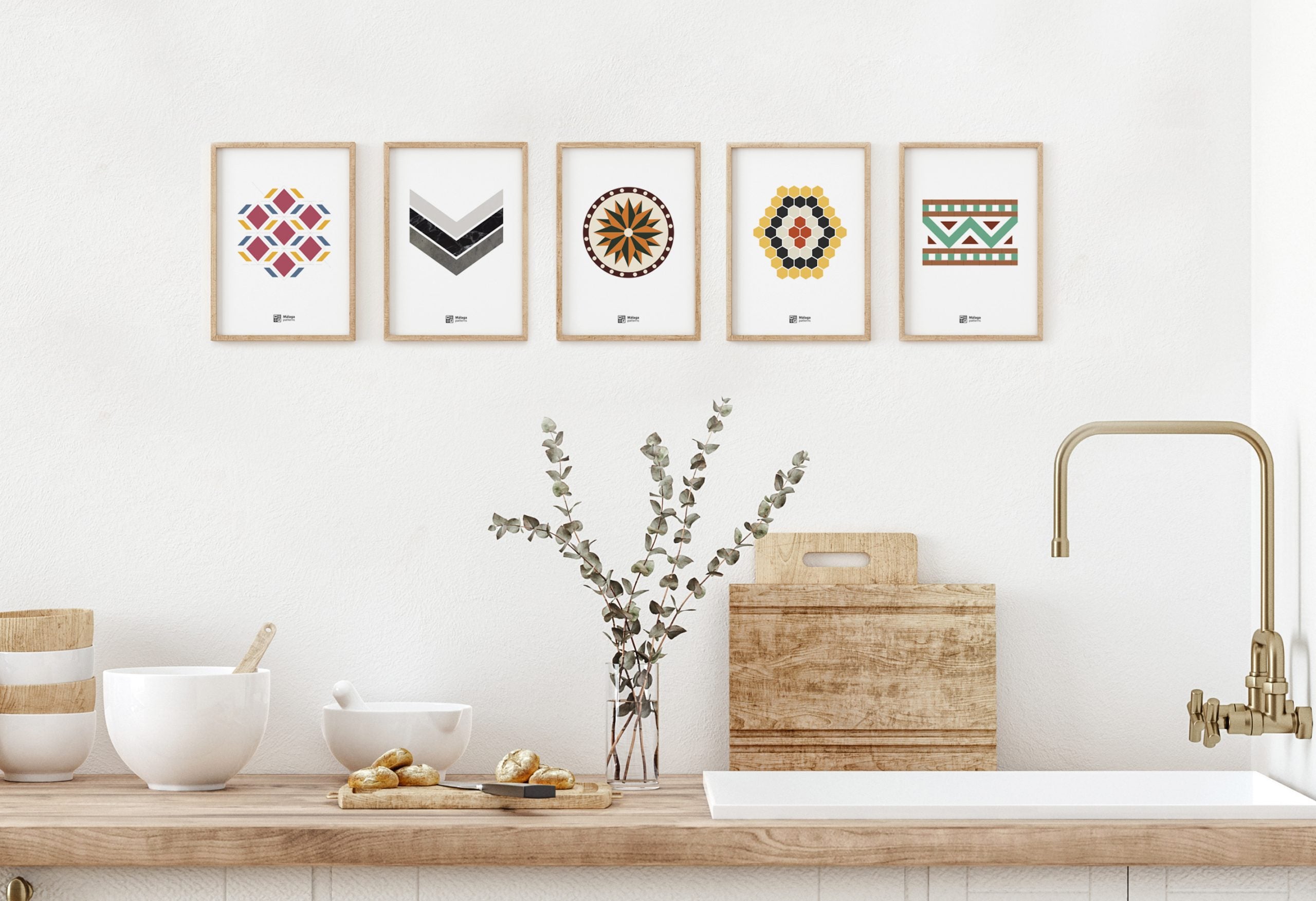 Málaga patterns. La casa amarilla.