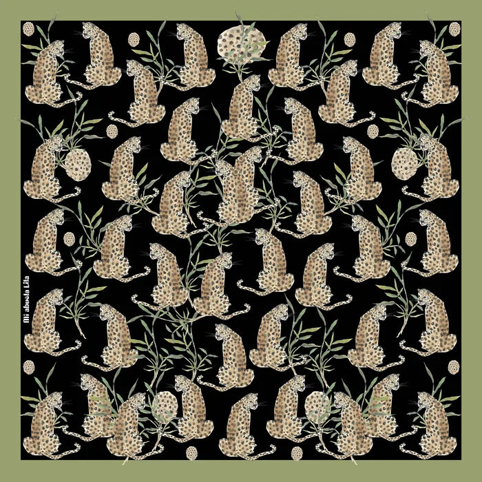 Pañuelo Guepardos negro