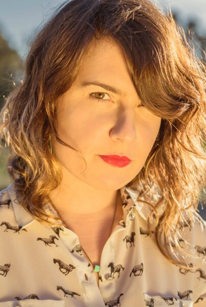 Little CUBE. Minimalist and geometric necklace made of enameled brass. Enameled. Simple and modern necklace.