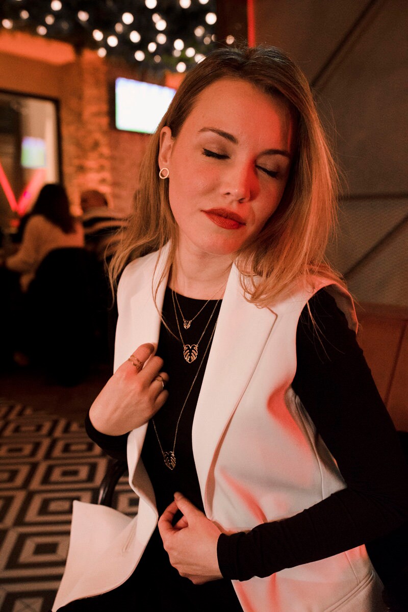 GOLD. Tiny MONSTERA. Gold plated Silver. Small plant leaf pendant. Monstera or Adams Rib piece.