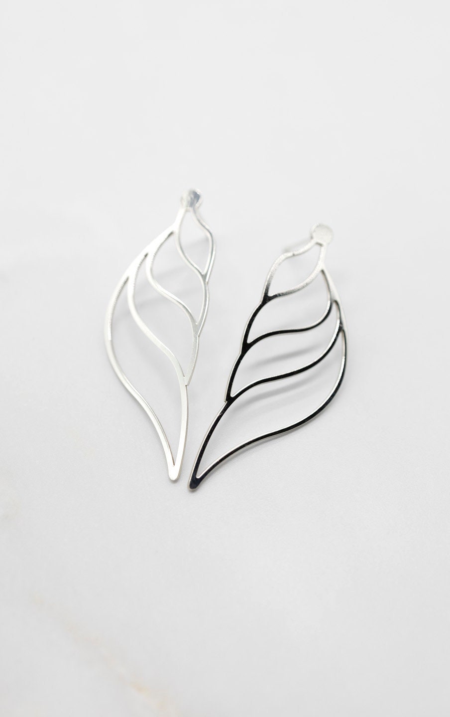 SALE. SILVER Earrings. CHRYSALIS. Special edition minimalist earrings. Sterling Silver.