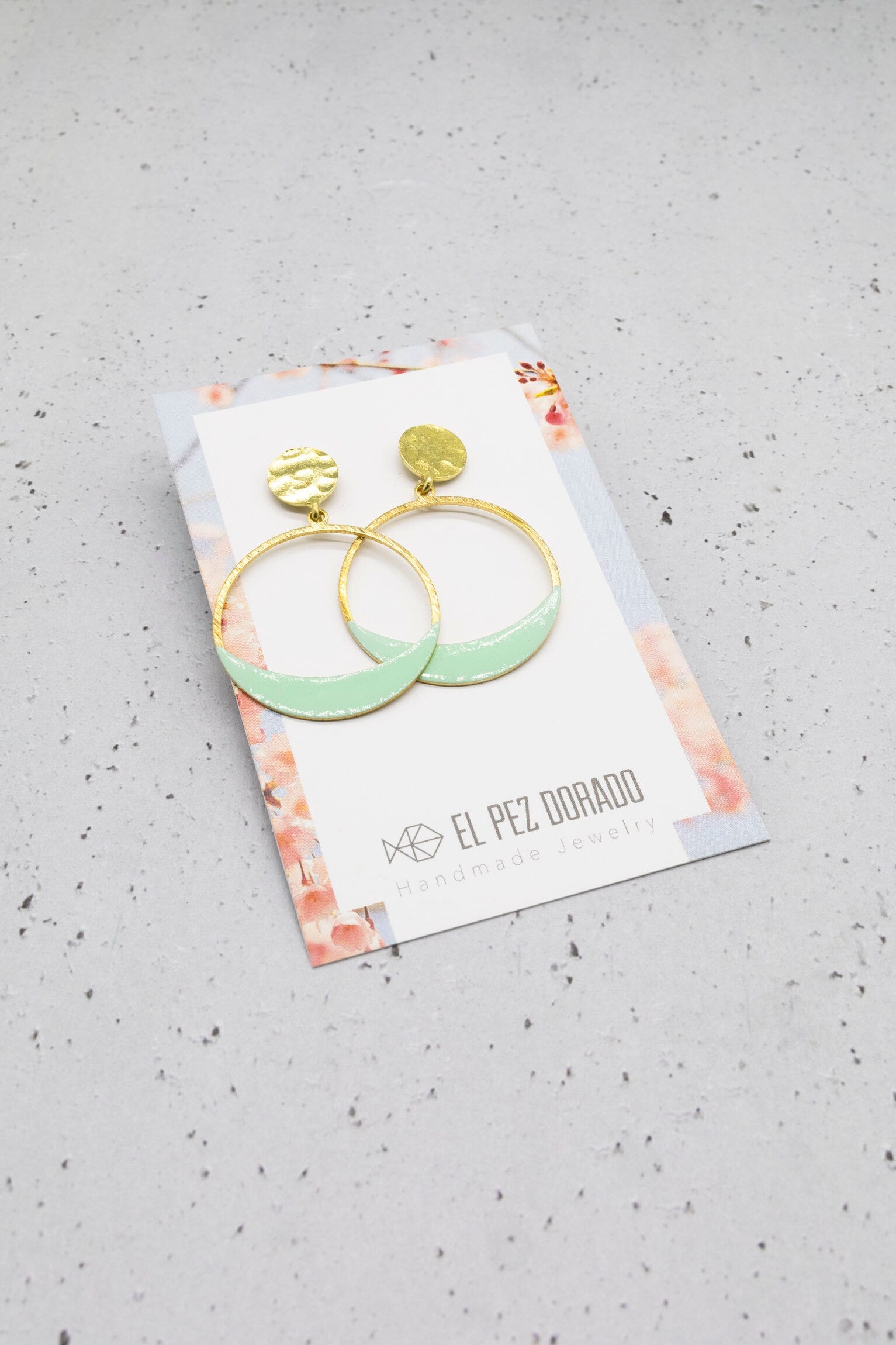 MOON EARRINGS. Color earrings.