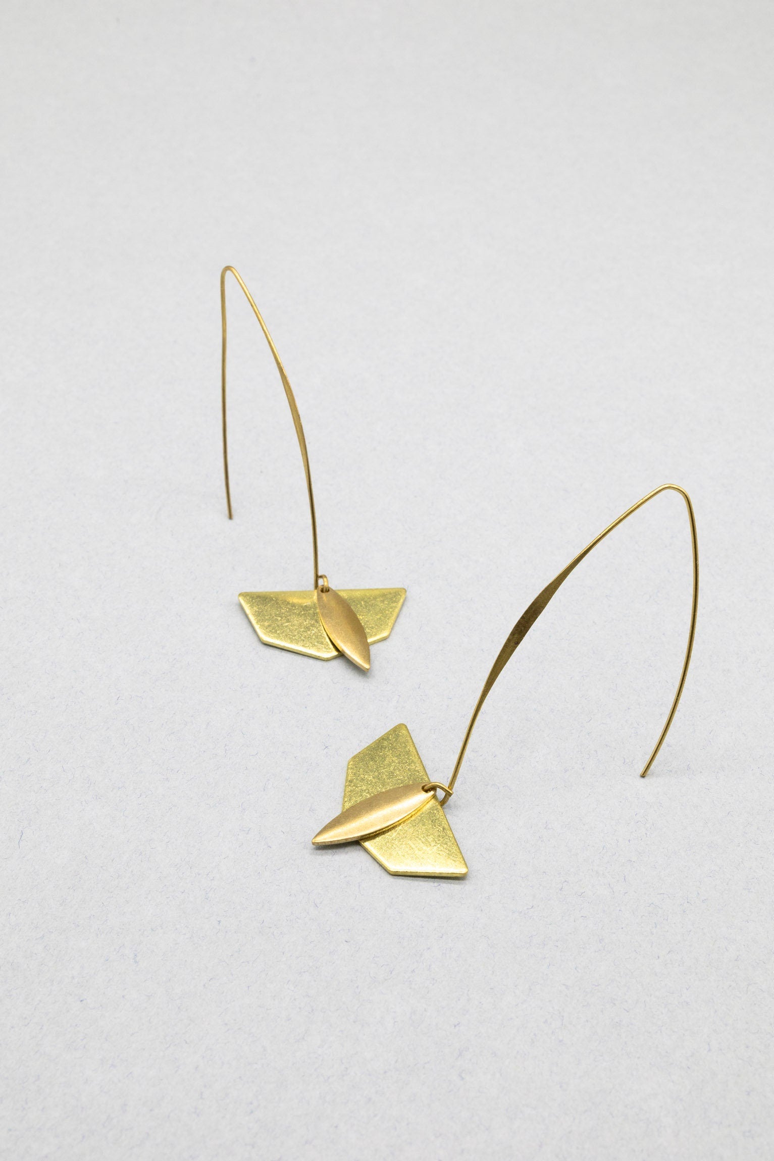 PENTAGON EARRINGS. Elegant earrings. Geometry. New collection earrings, original earrings, earrings for a gift.