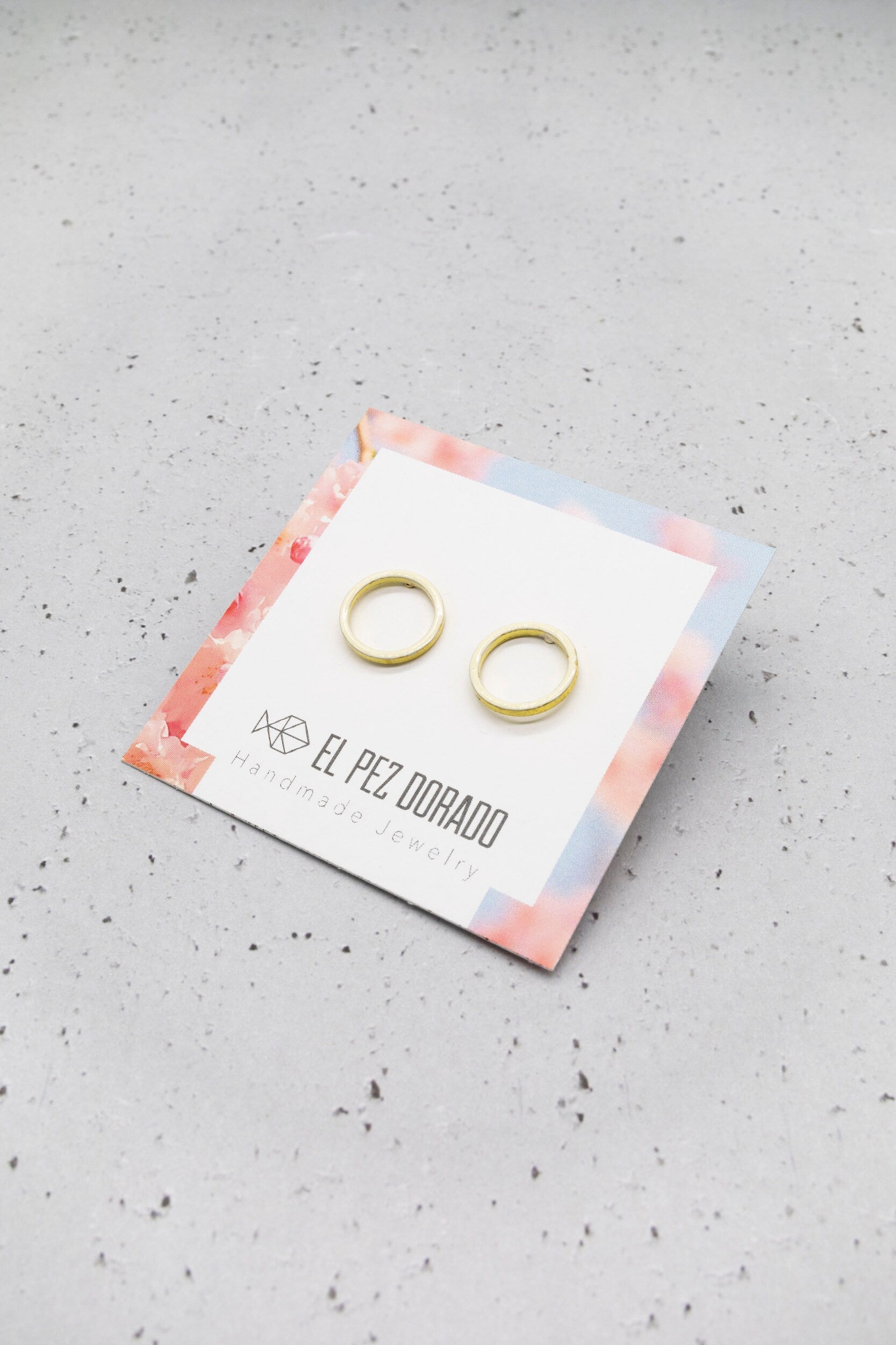 LINES CIRCLE EARRINGS. Color earrings. New collection. Original color earrings. Enameled metal.