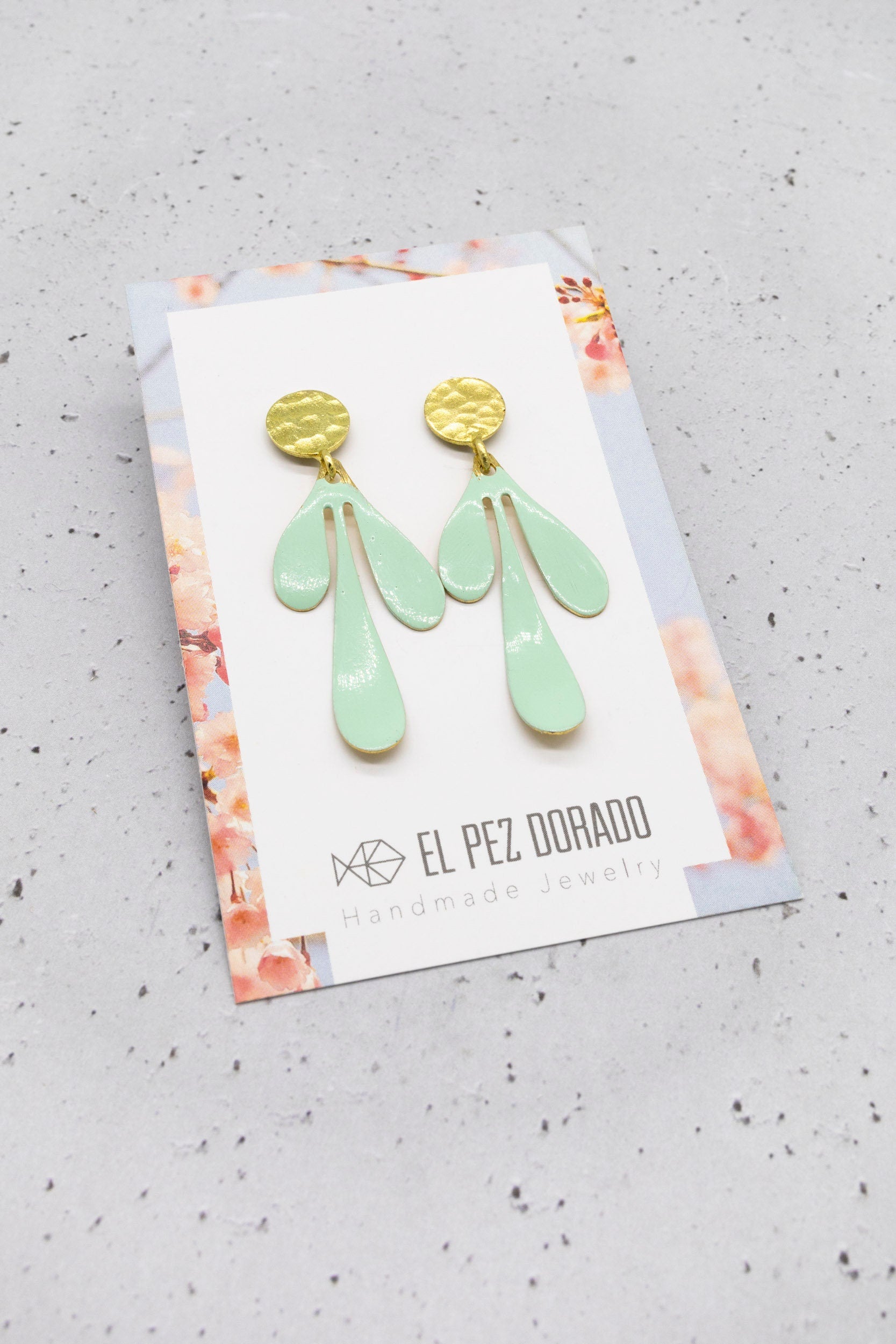 COLOR LEAVES EARRINGS. Color earrings. New collection. Original color earrings. Enameled metal.