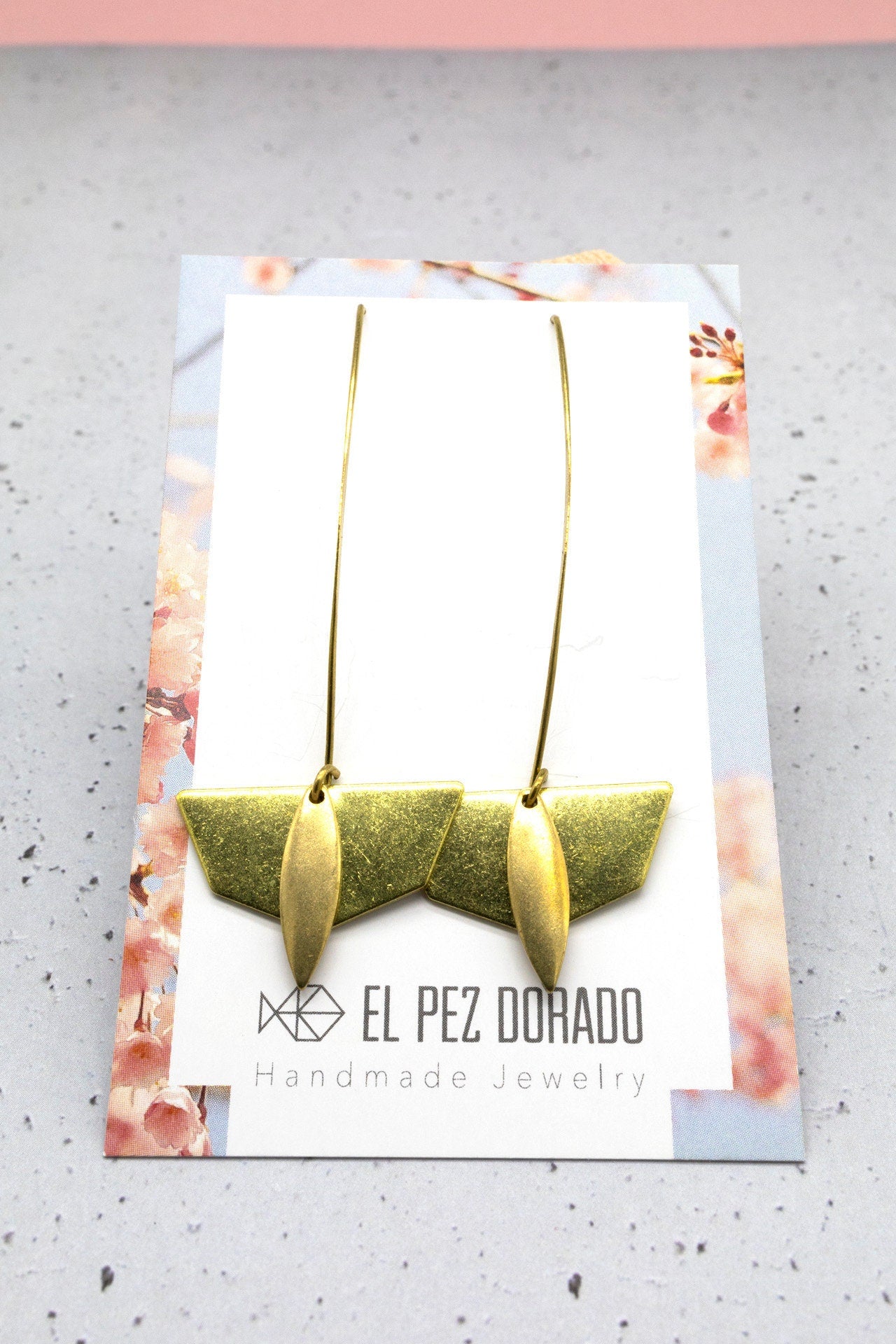 PENTAGON EARRINGS. Elegant earrings. Geometry. New collection earrings, original earrings, earrings for a gift.