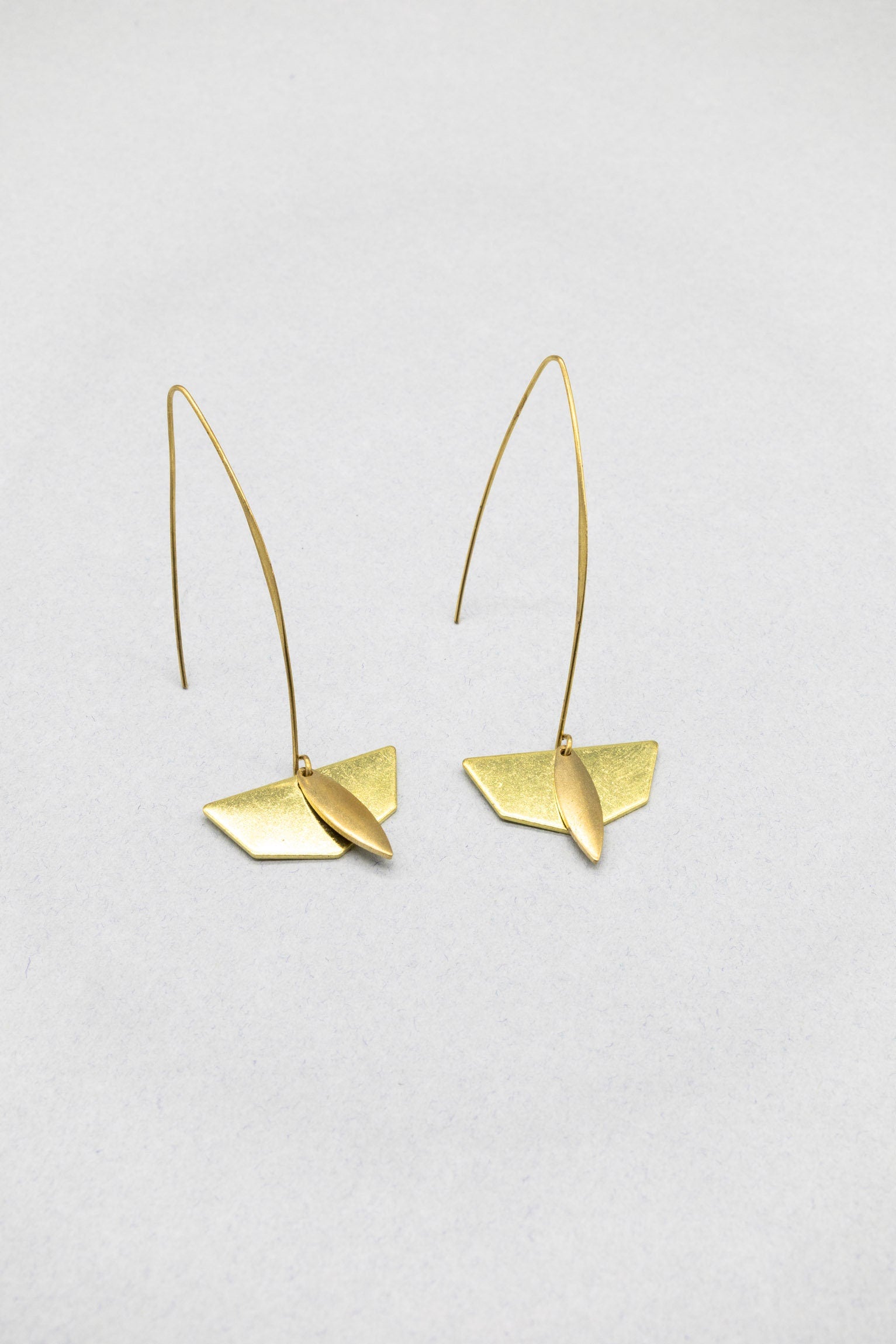 PENTAGON EARRINGS. Elegant earrings. Geometry. New collection earrings, original earrings, earrings for a gift.