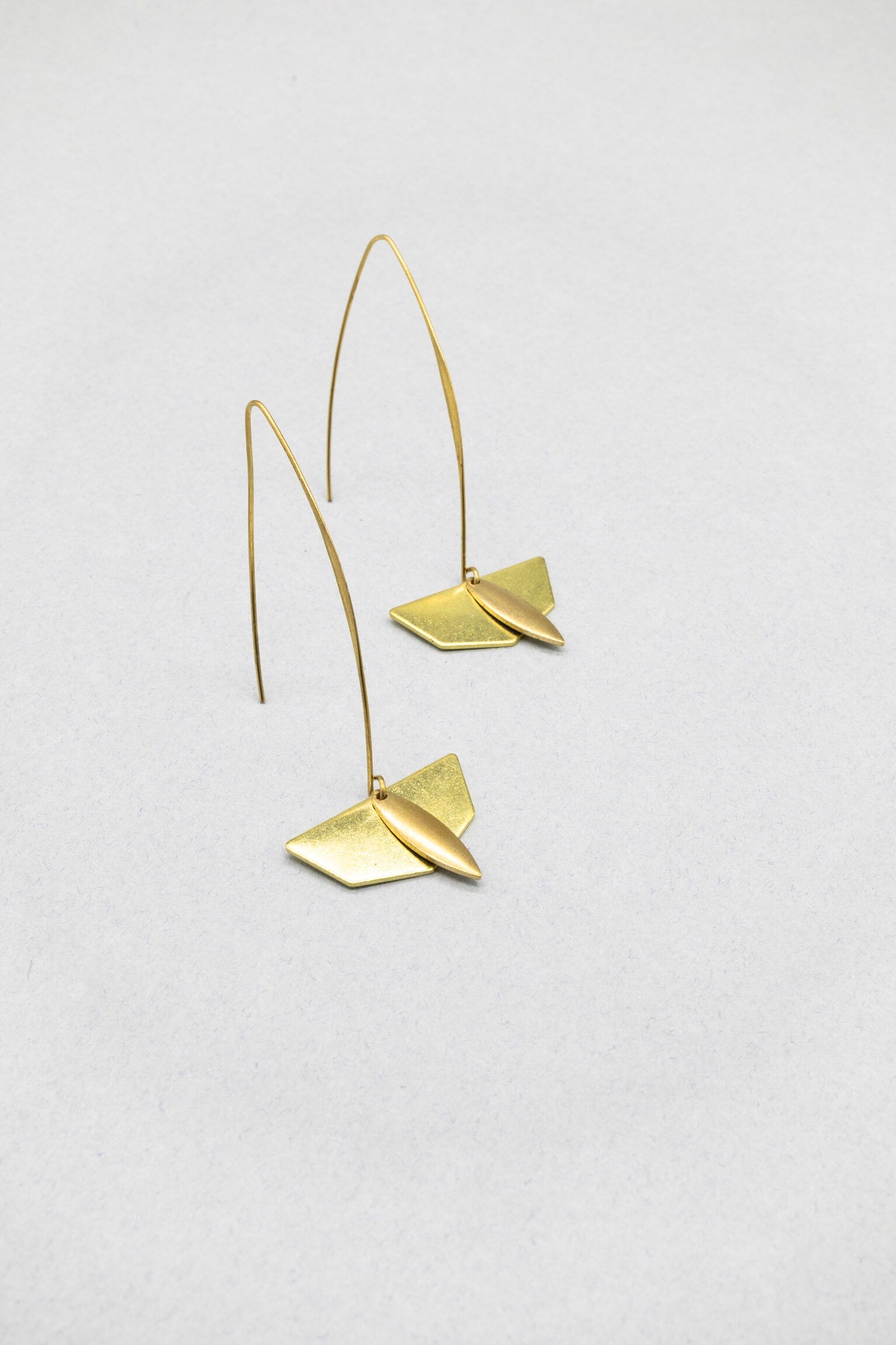 PENTAGON EARRINGS. Elegant earrings. Geometry. New collection earrings, original earrings, earrings for a gift.