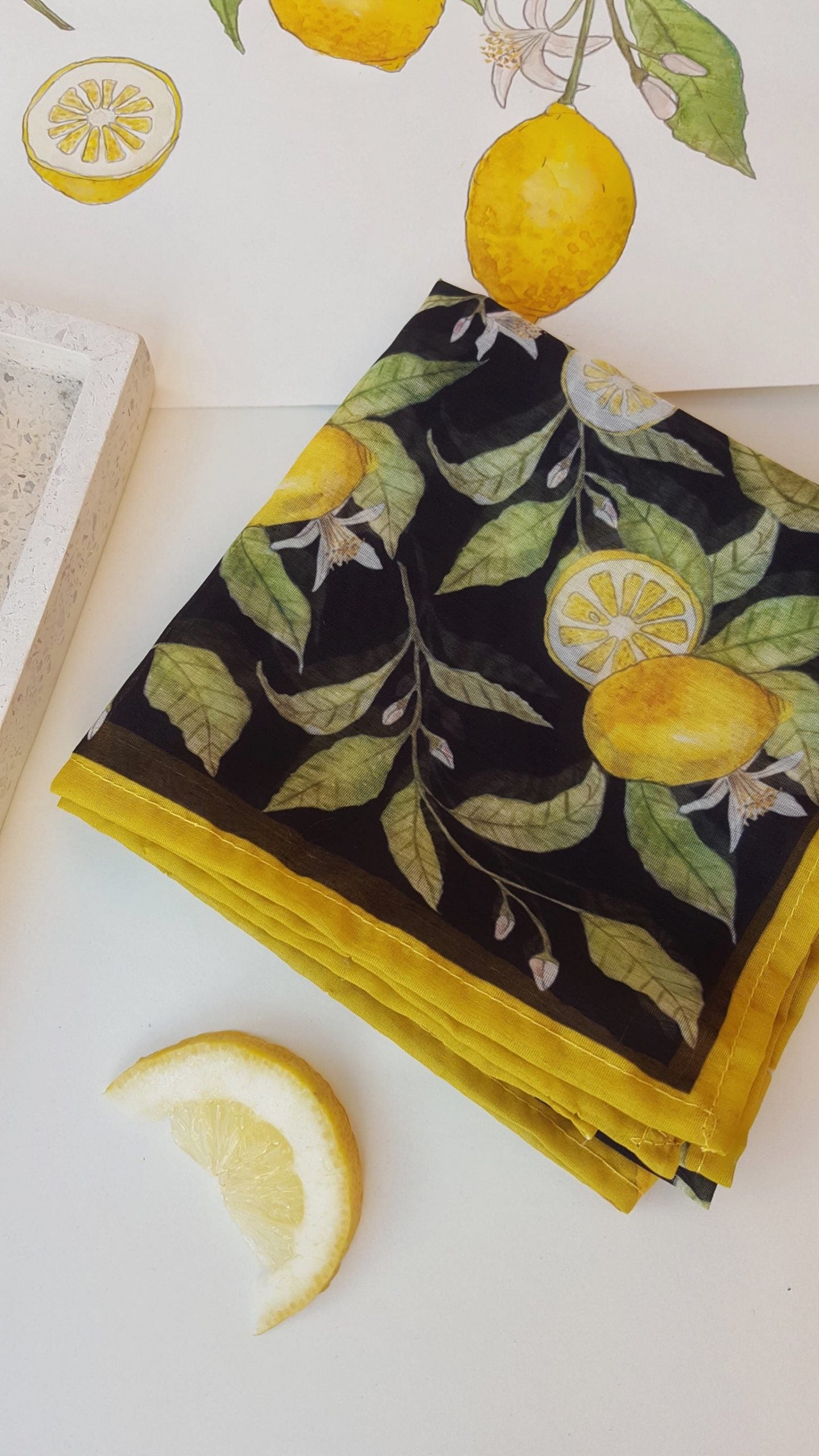 Pañuelo limones