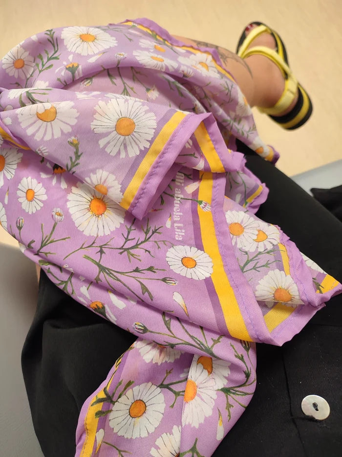 Pañuelo Margaritas Lila