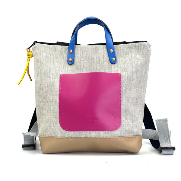 Mochila Slim Mini Cuadrada Pink