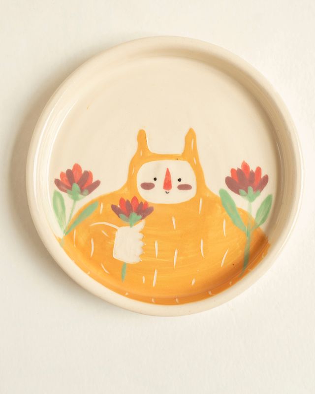 Plato Sr.Bosque amarillo