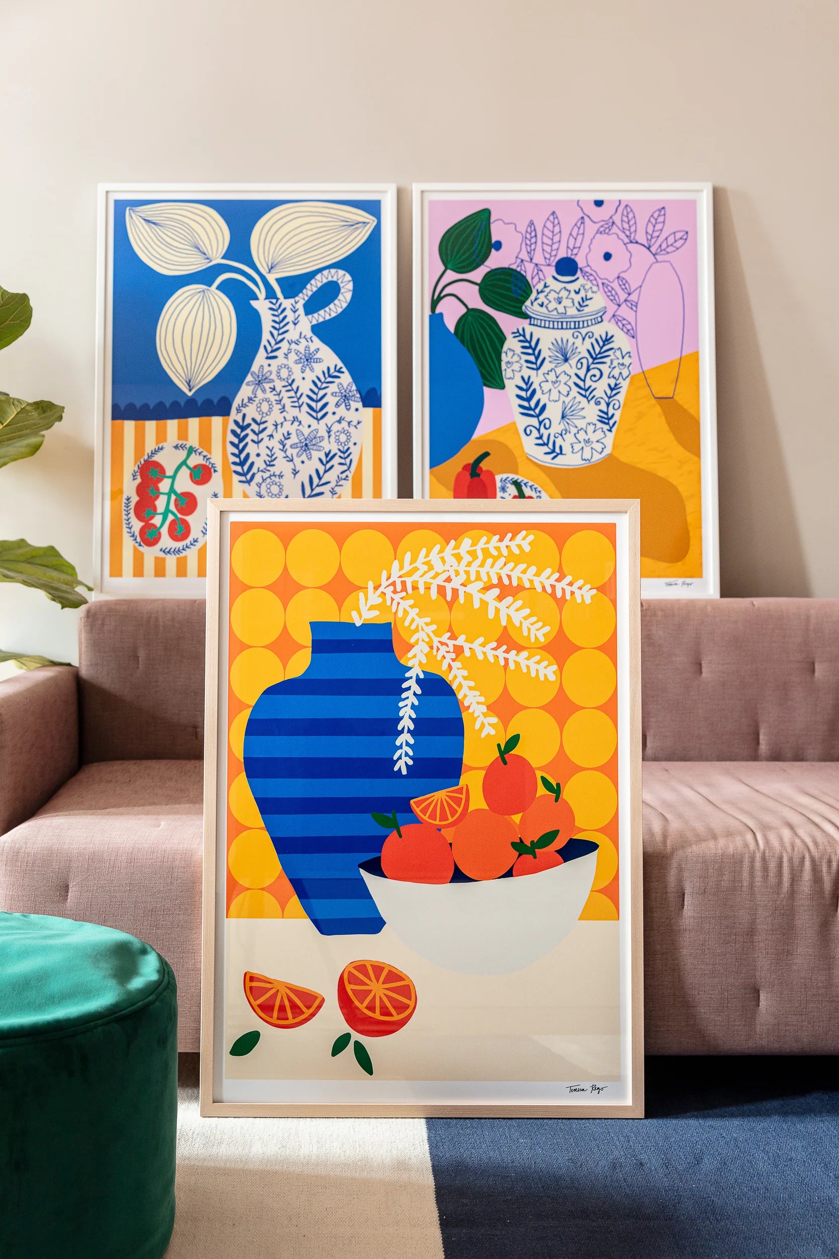 Tulips &amp; Coffee Print