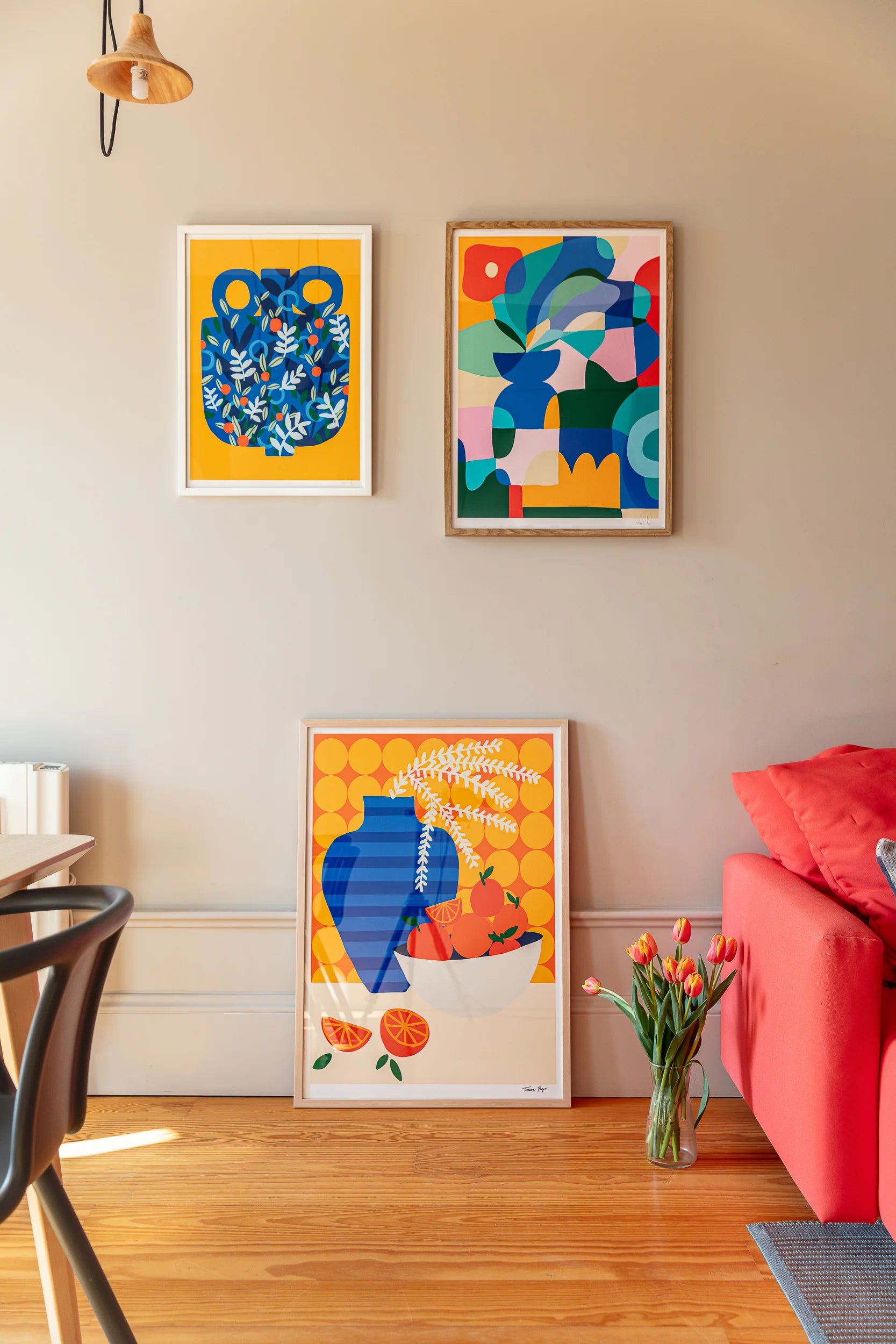 Tulips &amp; Coffee Print