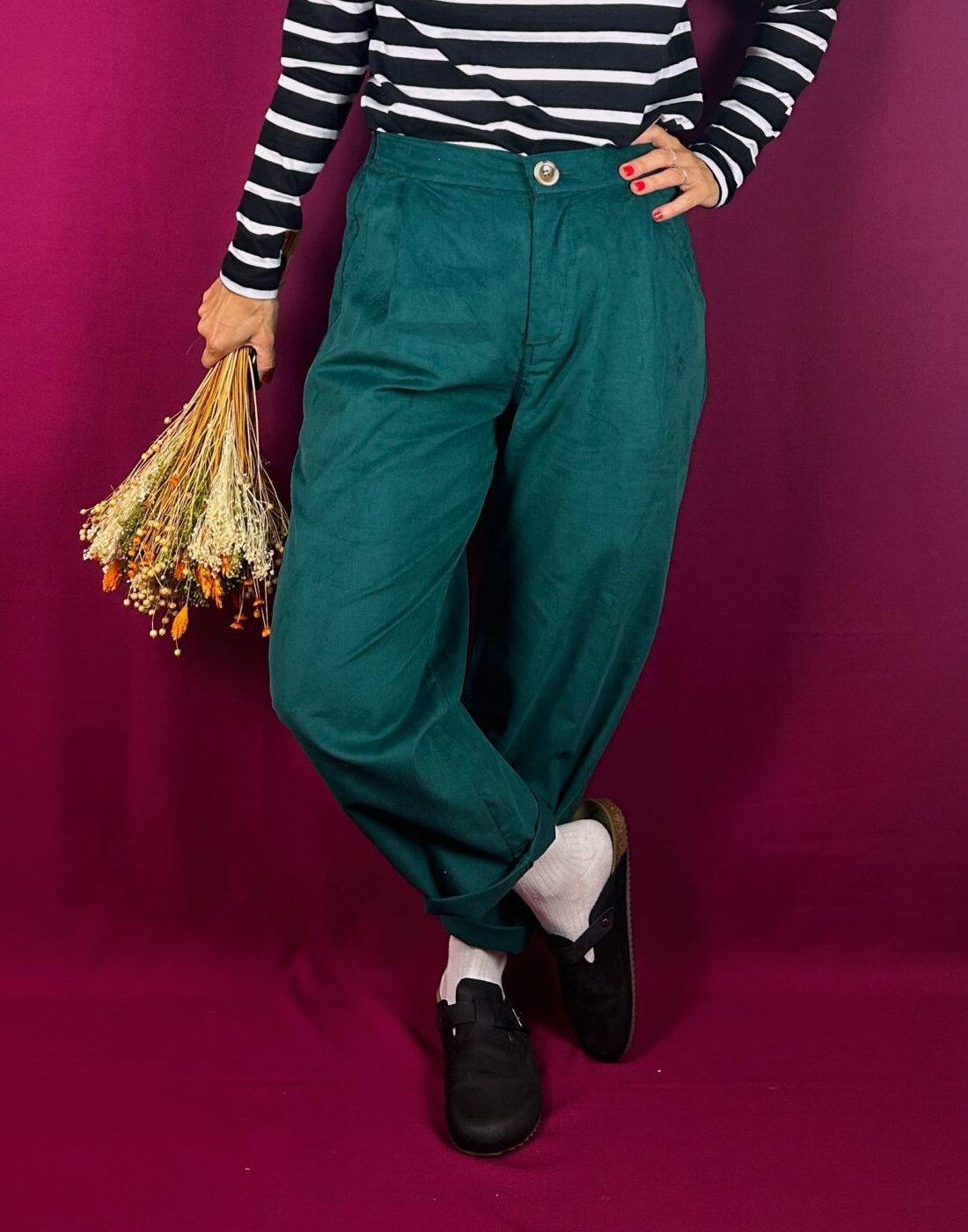 Pantalón Aretha Petróleo