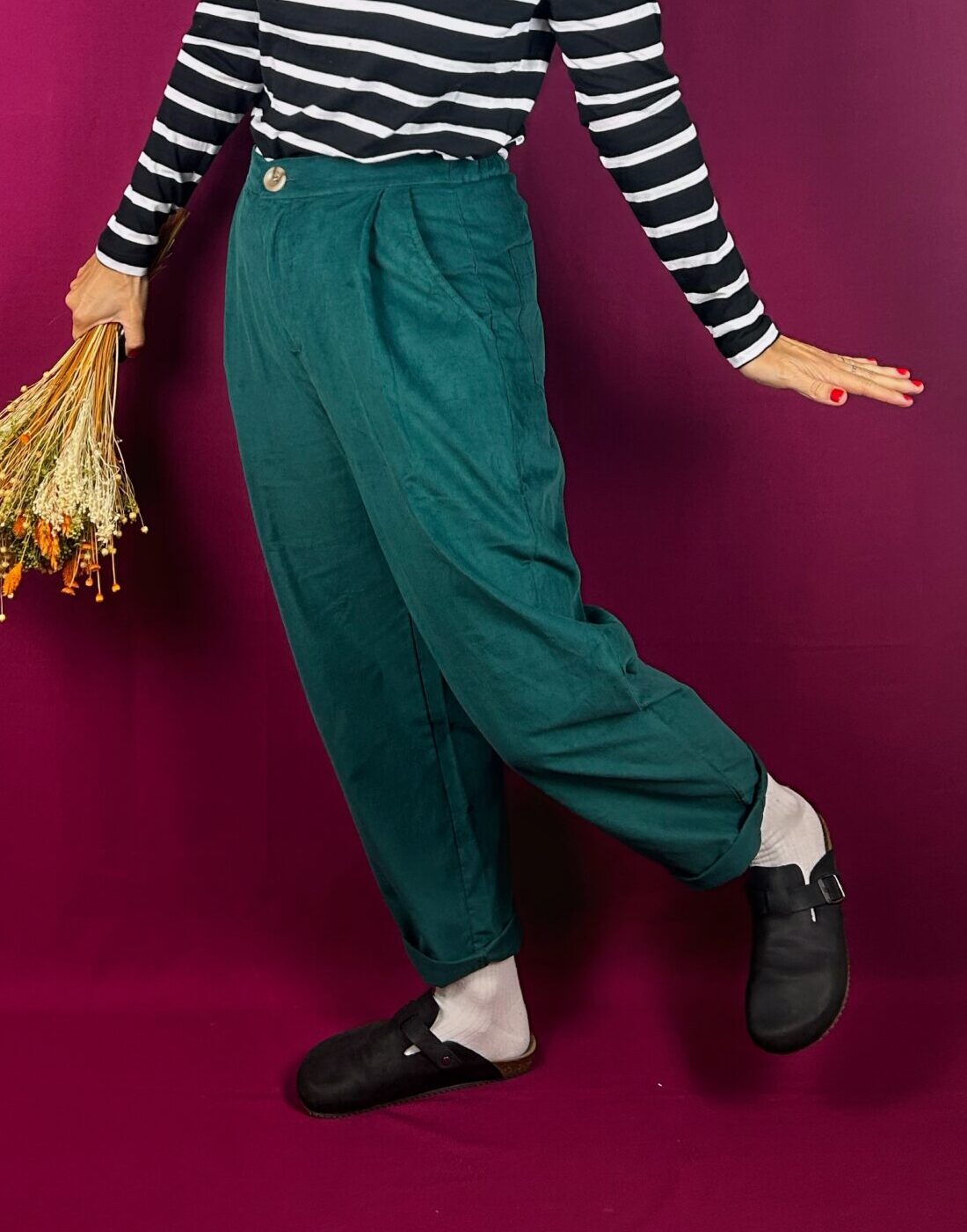 Pantalón Aretha Petróleo