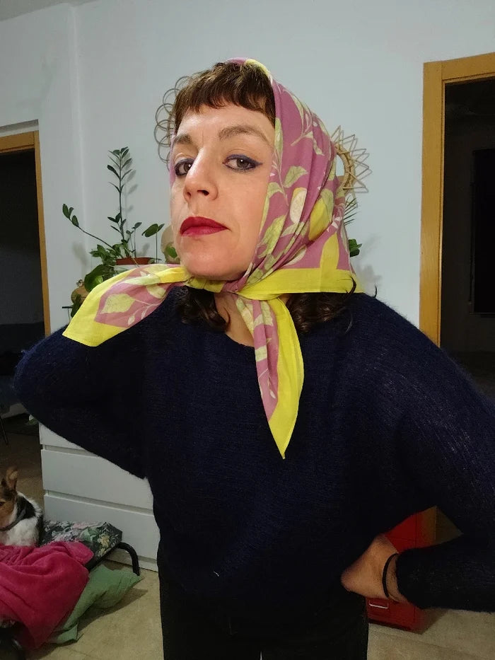 Pañuelo Algodon citrus