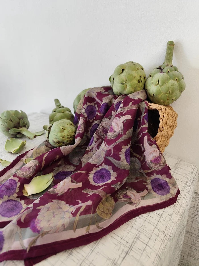 Pañuelo Alcauciles Berenjena
