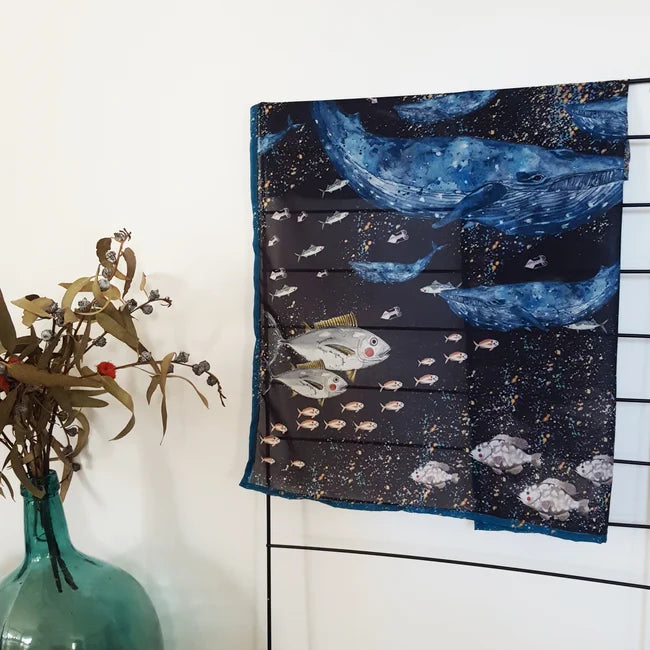 Red Algarium handkerchief