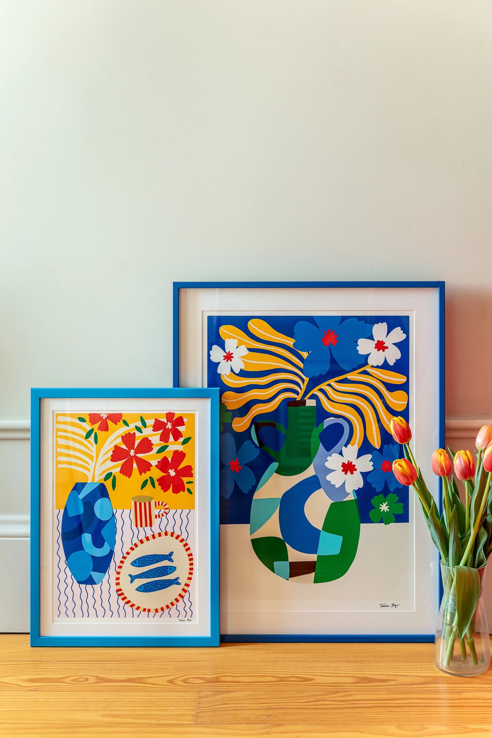 Tulips &amp; Coffee Print