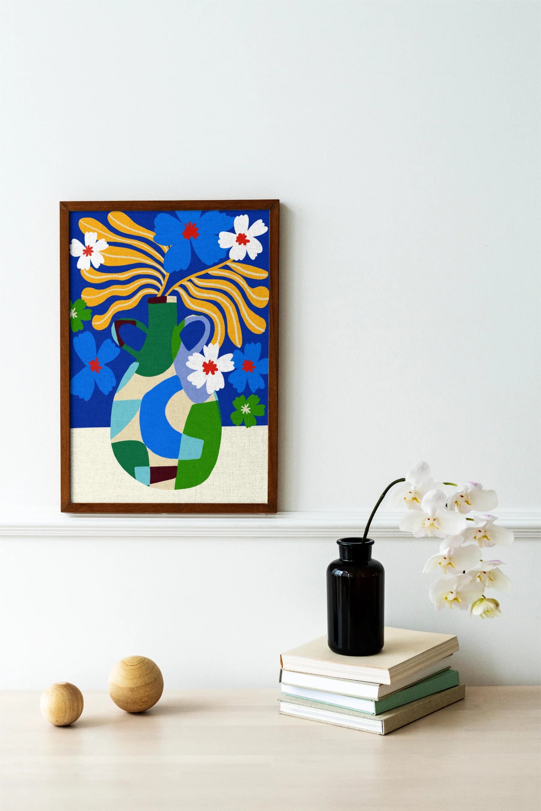 Tulips &amp; Coffee Print