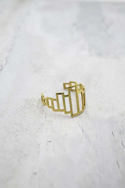 Anillo Latón Rectángulos