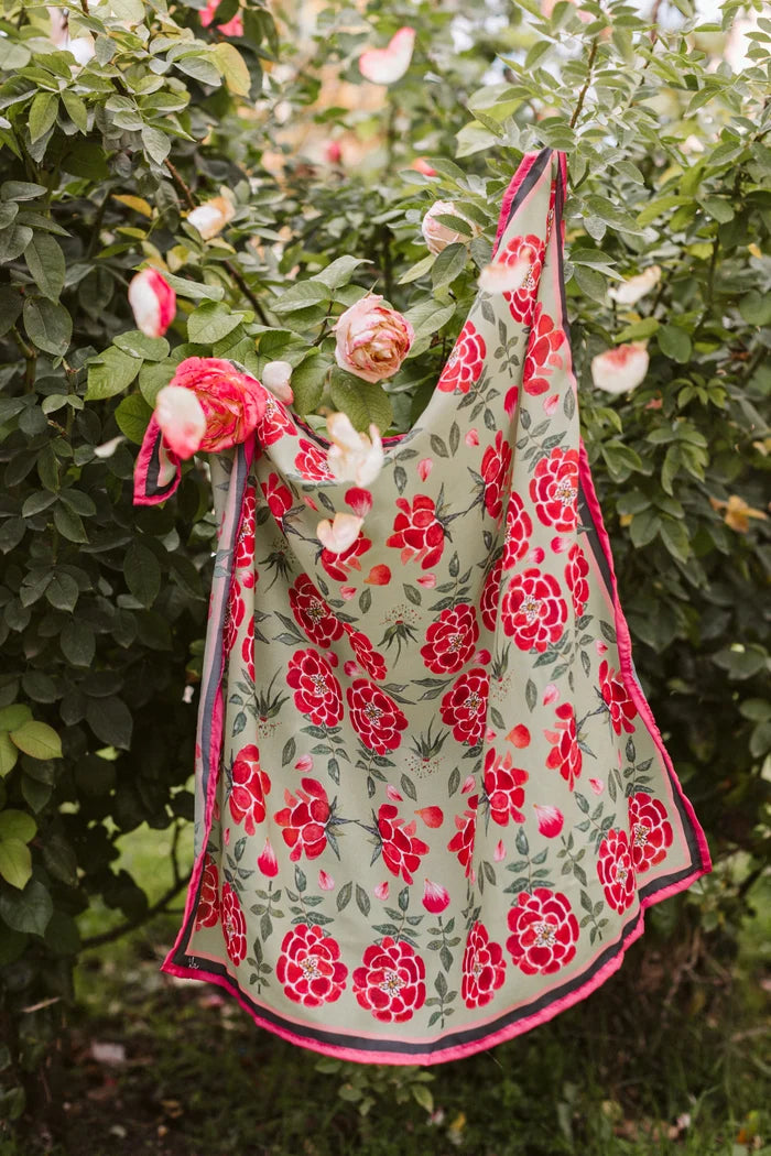 Red Algarium handkerchief