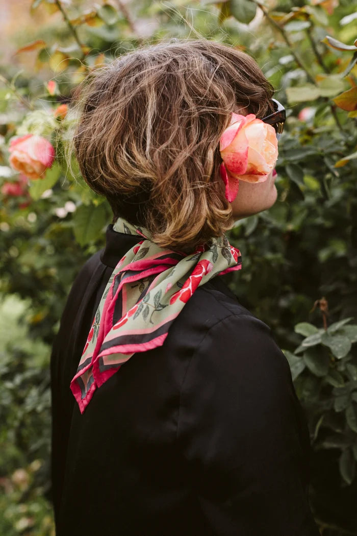 Red Algarium handkerchief