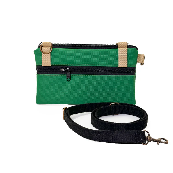 Riñonera/Bandolera pata de gallo naranja