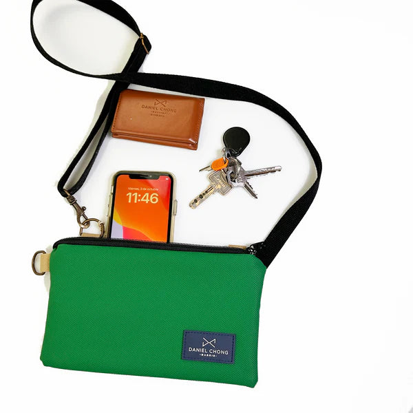 Orange houndstooth fanny pack/crossbody bag