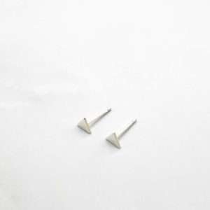 Pendientes Plata Mini Triángulo