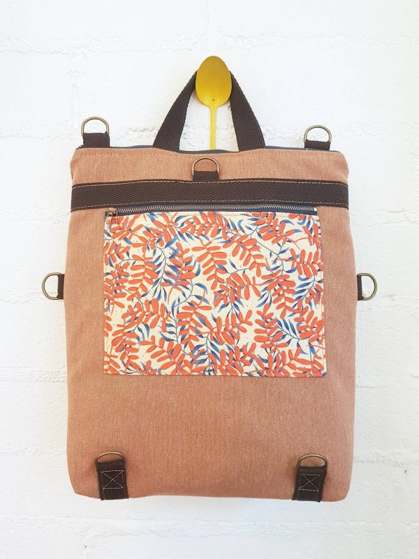 Bolso & mochila convertible Hojas - Imagen 5