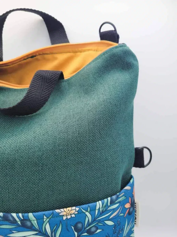Bolso & mochila convertible Olivo - Imagen 5