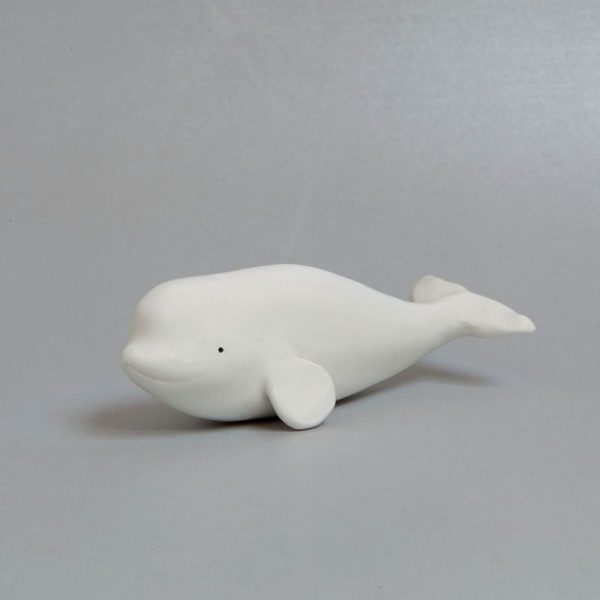 Ballena Beluga decorativa