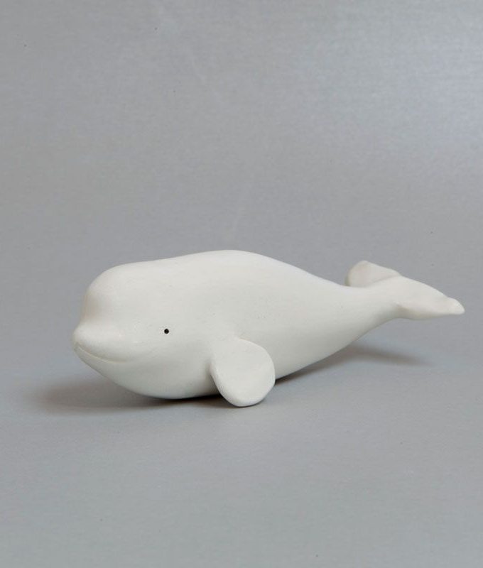 Ballena Beluga decorativa