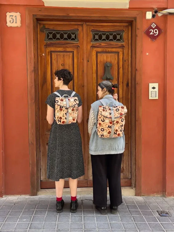 Mochila Iconic Mini Rojo-Rosado - Imagen 2