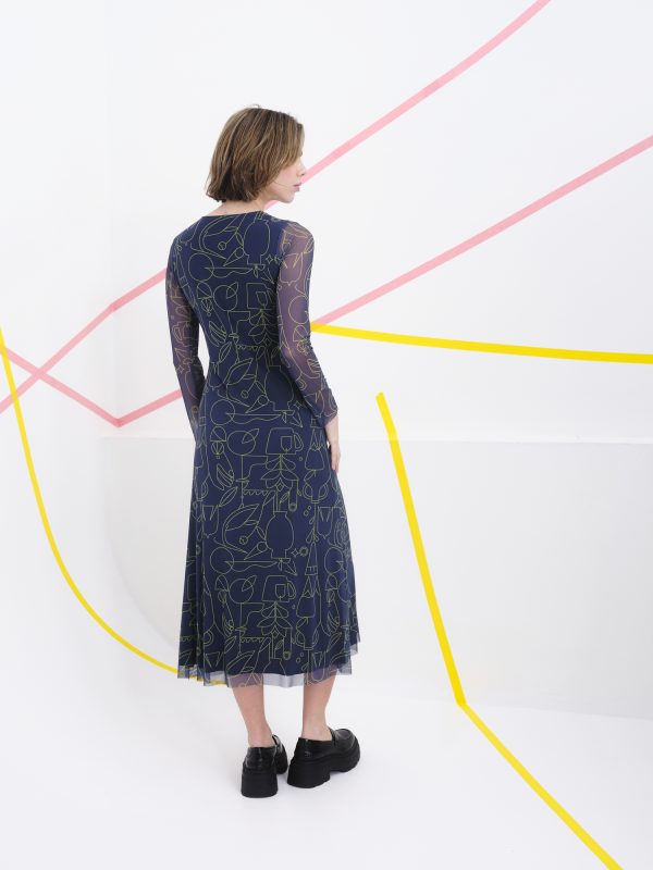 Vestido Lynch azul - Imagen 2